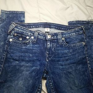 Classic True Religion Size 30 Women's Skinny Jean Stretch Rare Wash